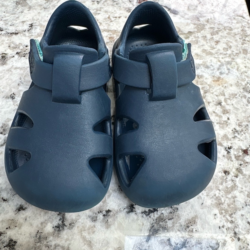 Navy Kids Sandals